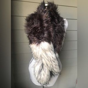 Faux fur scarf